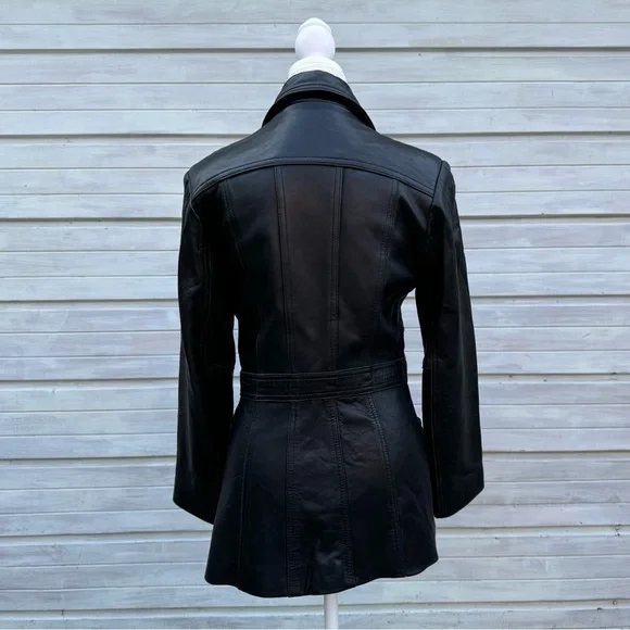 SOLD Vintage Leather Jacket Size Small - Picture 6 of 8